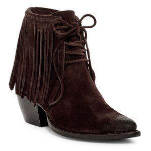 Frye Sacha Chukka Fringe Boot Bootie